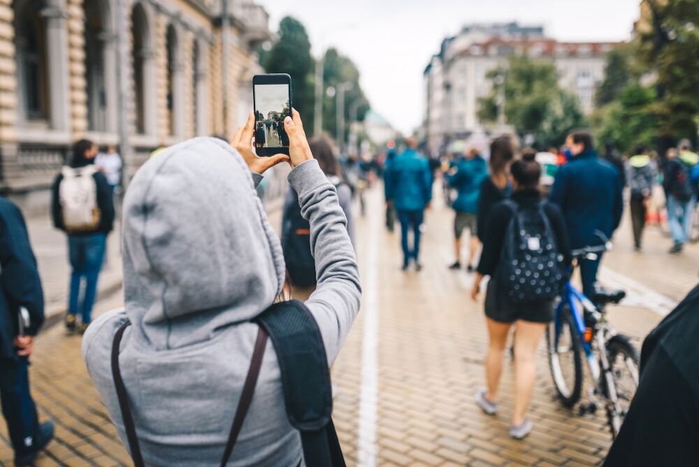 person-recording-video