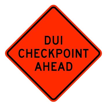 DUI-checkpoint-sign
