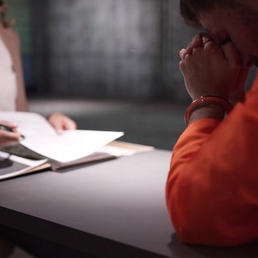 Criminal defence attorney consulting client about the criminal appeals process in Canada