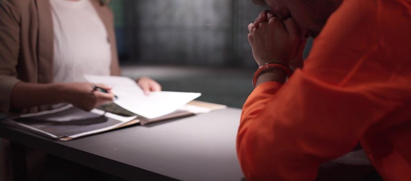 Criminal defence attorney consulting client about the criminal appeals process in Canada