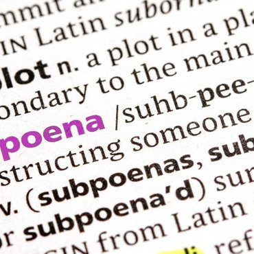 subpoena