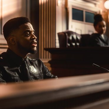 Illustration representing the legal consequences of lying to the court in Canada and offences involving misleading justice.