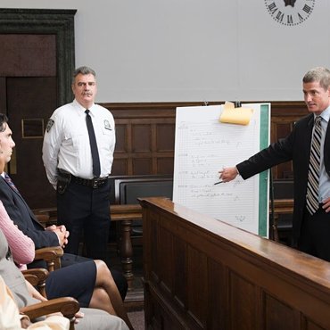 Illustration representing a criminal court case in Ontario where a police officer fails to appear, raising questions about adjournments, Charter rights, and dismissal strategies.